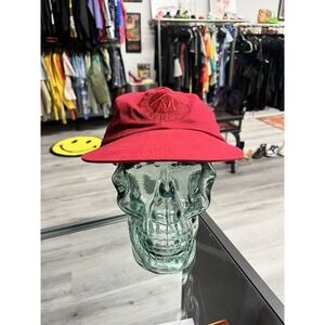 Vintage 90s Marlboro Country Store Red Embroidered Five Panel Strap Back Hat OS